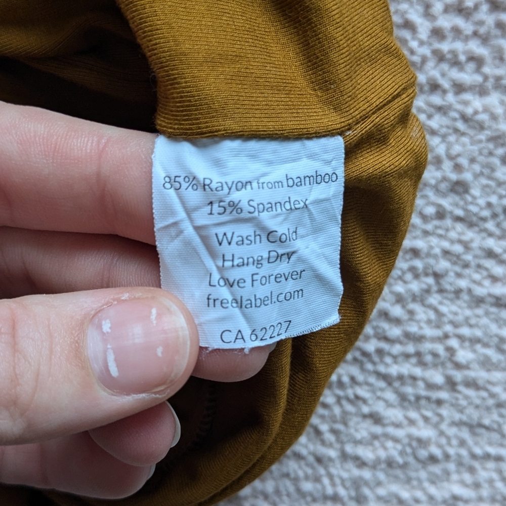 Free Label Dani ochre bra, size XS - Picture 4 of 4